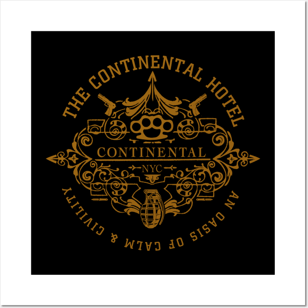 Continental Hotel Wall Art by RedBug01